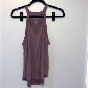 Purple/mauve American eagle tank top